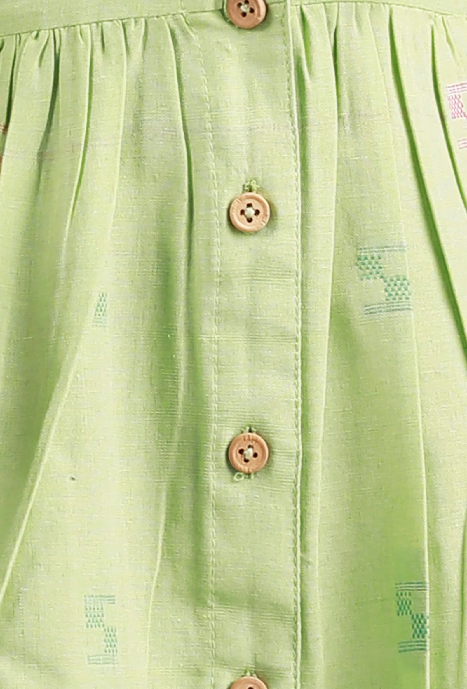 Green Dobby Dress - Image 4