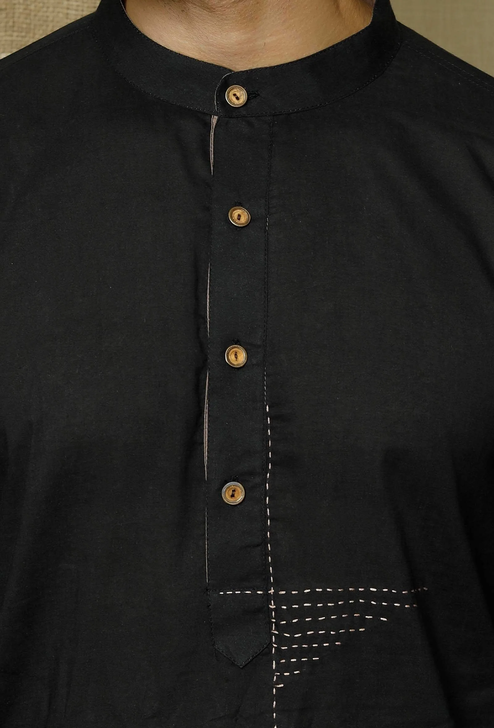 Onyx Cotton Kurta - Image 5
