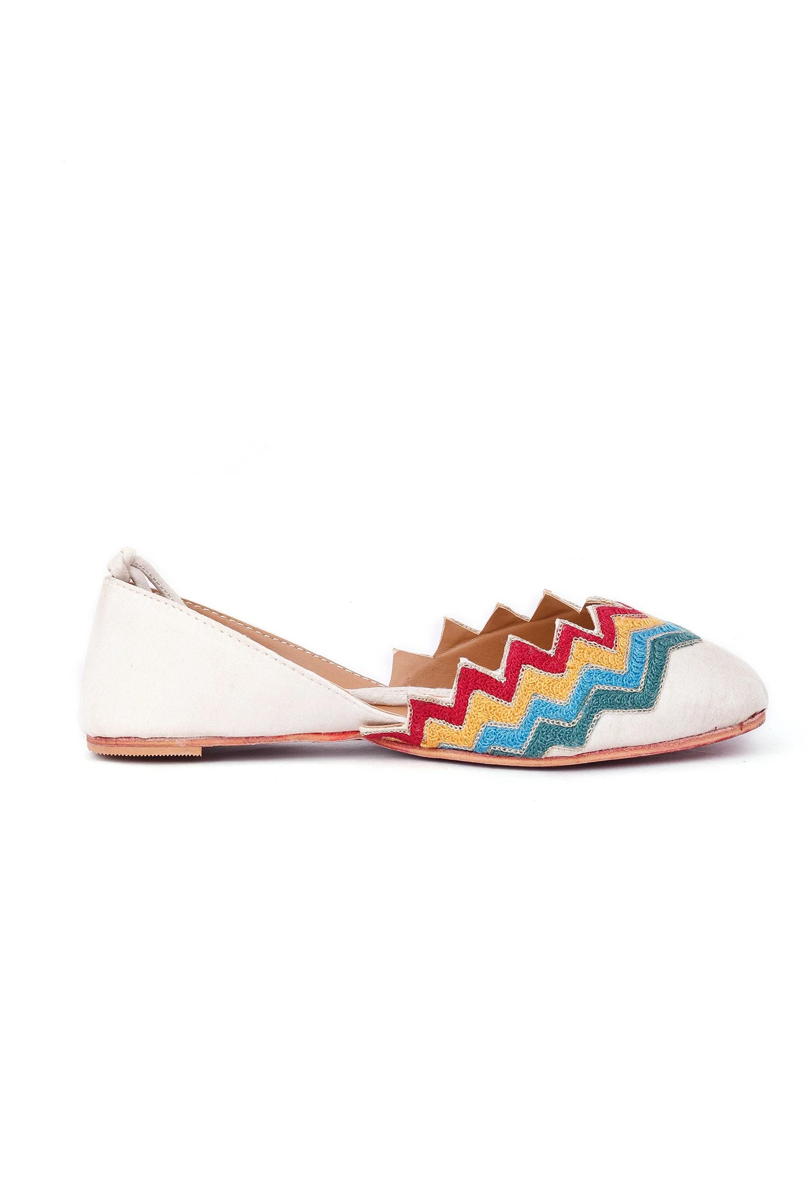 Satrangi Resham Work Juttis - Image 7