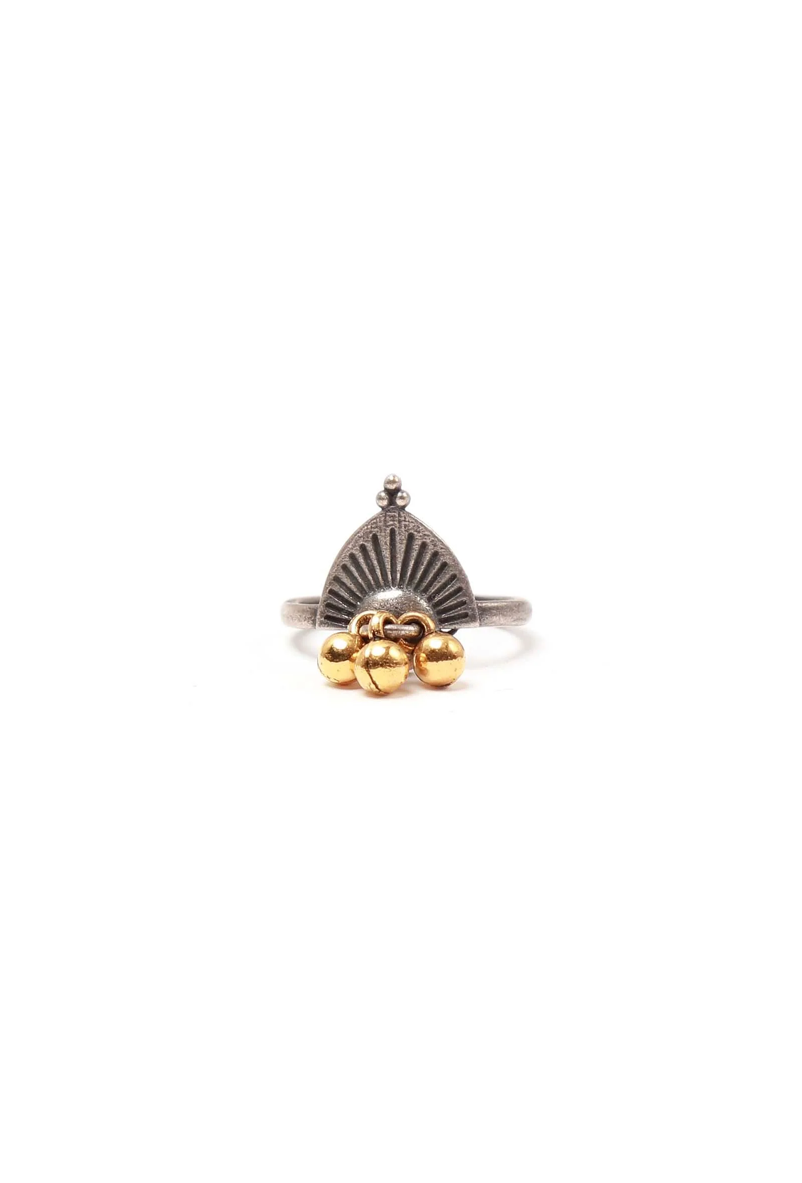 Set of 4: Surabhi Silver Brass Toering - Image 3